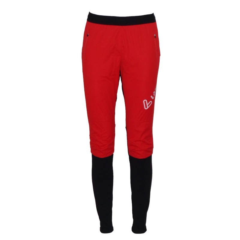 Menns bukser Löffler Team Austria Gore-Tex Infinium WS Light svart-rød Menns bukser Löffler Team Austria Gore-Tex Infinium WS Light svart-rød